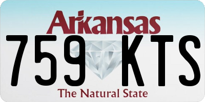 AR license plate 759KTS