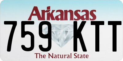 AR license plate 759KTT