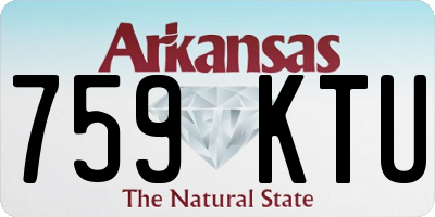 AR license plate 759KTU