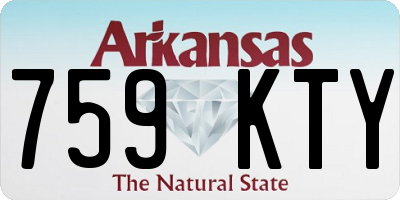 AR license plate 759KTY
