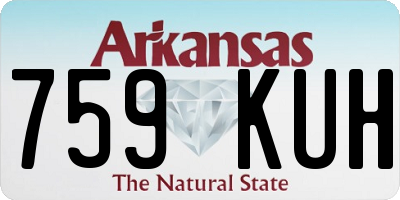 AR license plate 759KUH