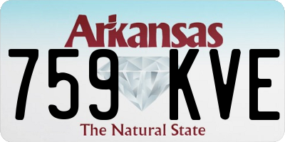 AR license plate 759KVE