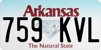 AR license plate 759KVL