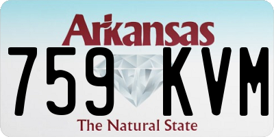 AR license plate 759KVM
