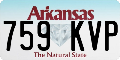 AR license plate 759KVP