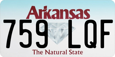 AR license plate 759LQF