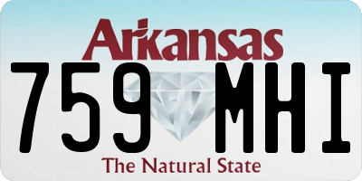 AR license plate 759MHI