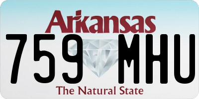 AR license plate 759MHU
