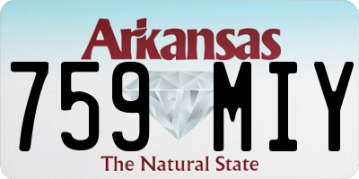 AR license plate 759MIY