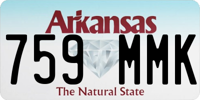 AR license plate 759MMK