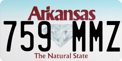 AR license plate 759MMZ