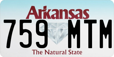 AR license plate 759MTM