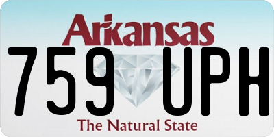 AR license plate 759UPH