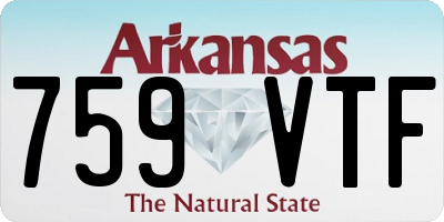 AR license plate 759VTF