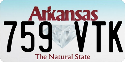 AR license plate 759VTK