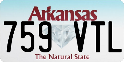 AR license plate 759VTL