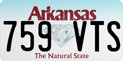 AR license plate 759VTS