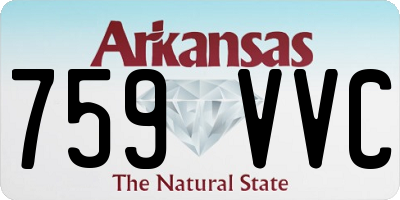 AR license plate 759VVC