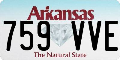 AR license plate 759VVE
