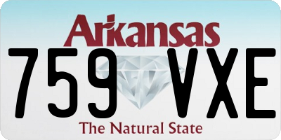AR license plate 759VXE