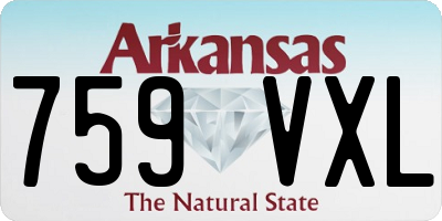 AR license plate 759VXL