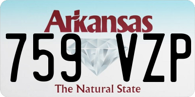 AR license plate 759VZP