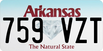 AR license plate 759VZT