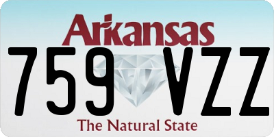 AR license plate 759VZZ