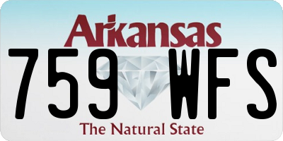 AR license plate 759WFS