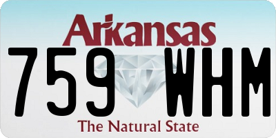 AR license plate 759WHM