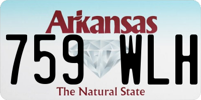 AR license plate 759WLH