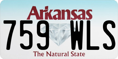 AR license plate 759WLS