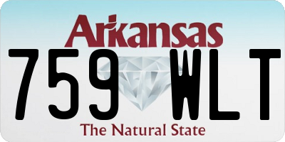 AR license plate 759WLT