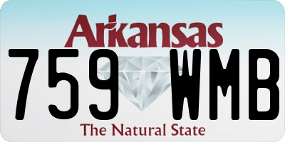 AR license plate 759WMB