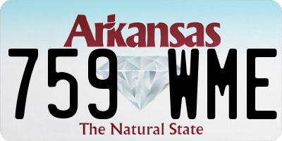 AR license plate 759WME