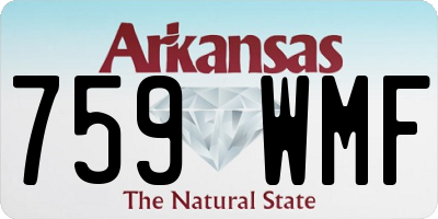 AR license plate 759WMF