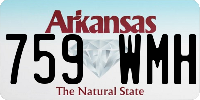 AR license plate 759WMH