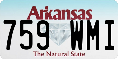 AR license plate 759WMI