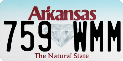 AR license plate 759WMM