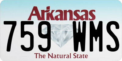 AR license plate 759WMS