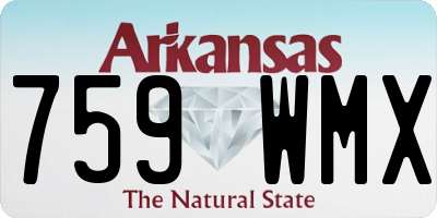 AR license plate 759WMX