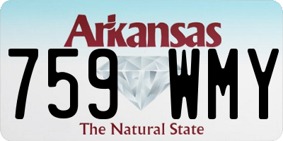 AR license plate 759WMY