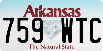 AR license plate 759WTC