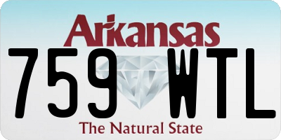 AR license plate 759WTL