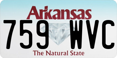 AR license plate 759WVC