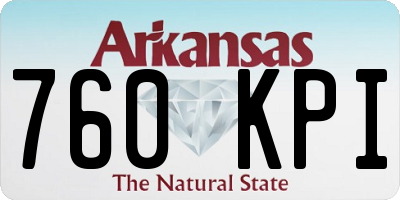 AR license plate 760KPI