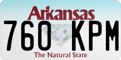 AR license plate 760KPM