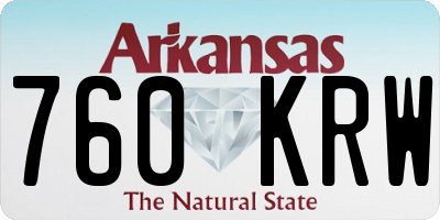 AR license plate 760KRW