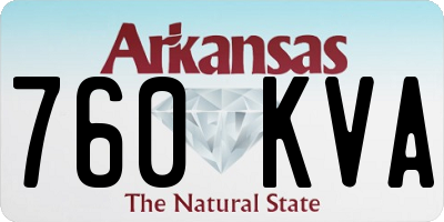 AR license plate 760KVA
