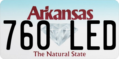 AR license plate 760LED